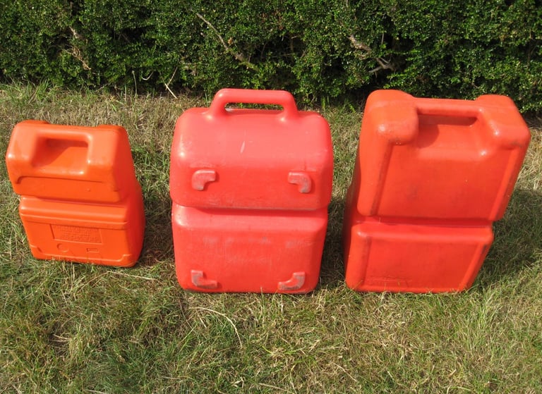 3x outboard fuel tank, petrol diesel boat outboard tanks