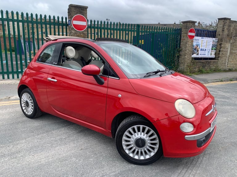 2009 Fiat 500 1.2 Lounge 2dr [Start Stop] CONVERTIBLE Petrol Manual