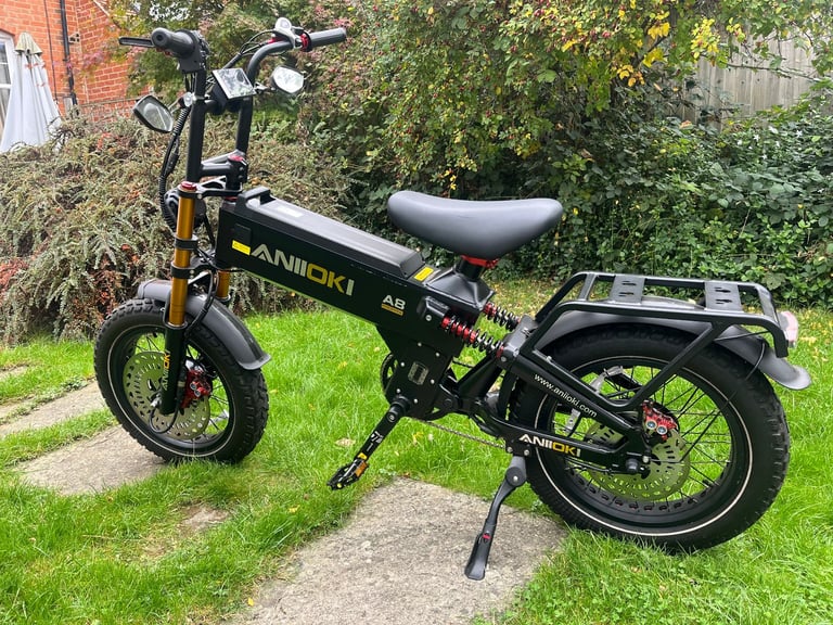 2024 Version Aniioki A8 Pro Max 52V Dual Motor Ebike 
