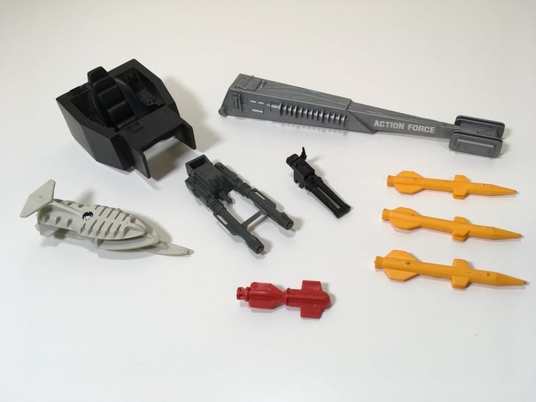 image for 1984 Action Force Vintage Parts Bundle by Palitoy 1980s 80s