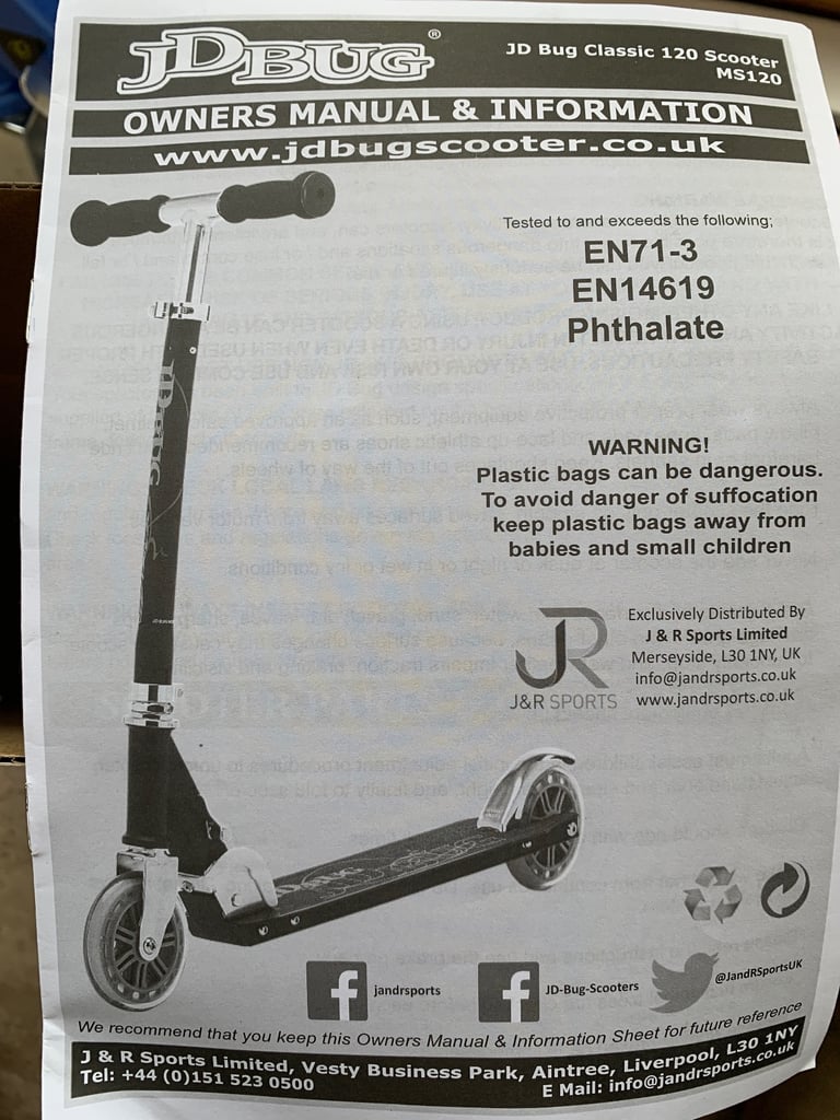 Classic Street 120 Series SCOOTER with original Box