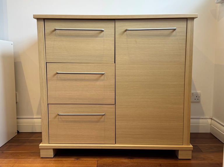 image for Used Mamas and Papas Dresser with 3 draws and cupboard 