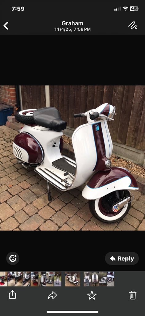 VESPA Scooter 1964, 125 (cc)