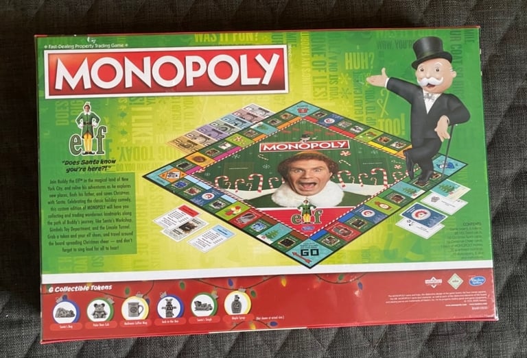 Monopoly Elf Board Game