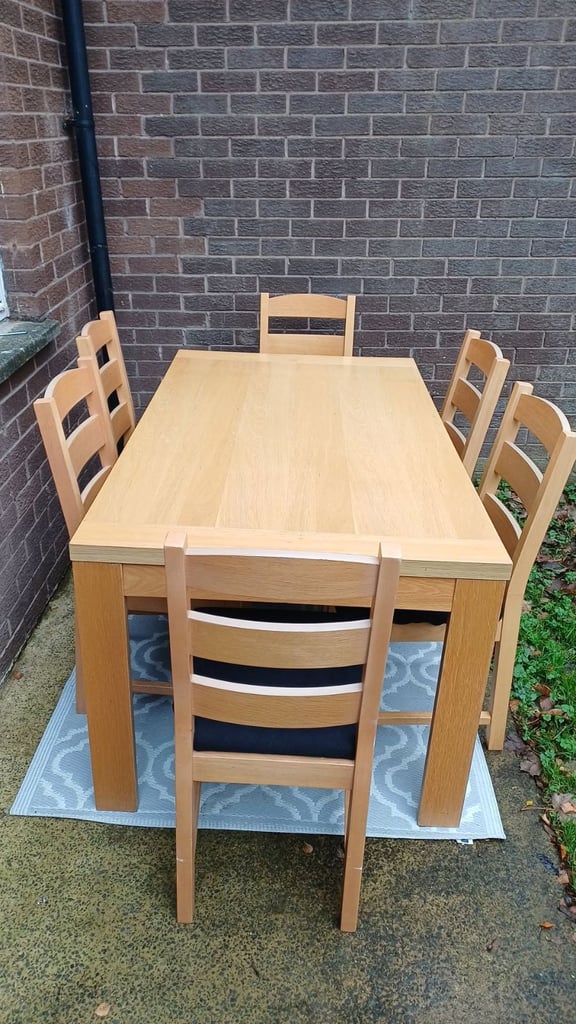 image for Dining table with six chairs 