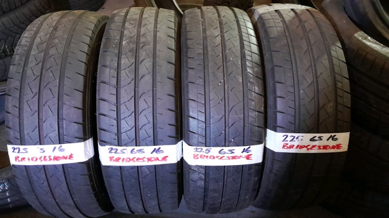 225 65 16c Bridgestone tyres & 1000s more 7mm tread open 7 days 