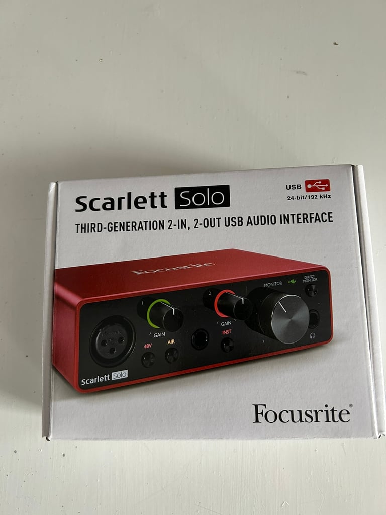 Focusrite Scarlett Solo (Excellent condition)