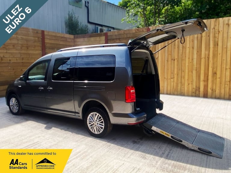 2019 Volkswagen Caddy Maxi Life 4 Seat Wheelchair Accessible Disabled Access Vehicle WAV MPV Dies...