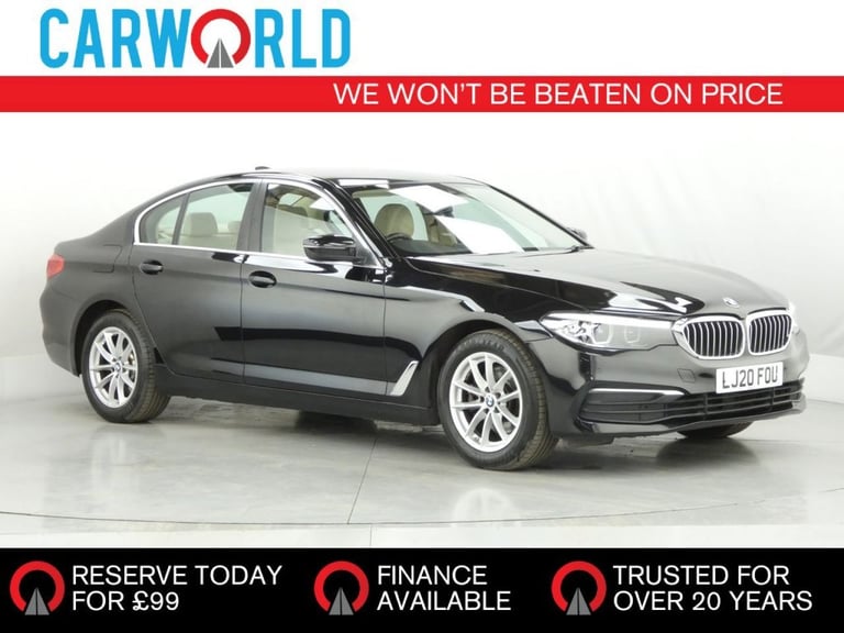 2020 BMW 5 Series 2.0 520i GPF SE Saloon 4dr Petrol Auto Euro 6 (s/s) (184 ps) Saloon Petrol Auto...