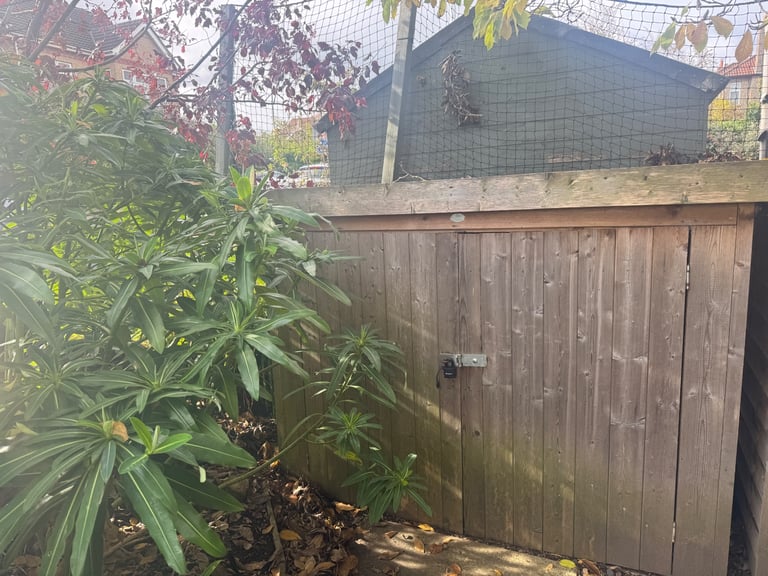 image for Two garden sheds available for garden or bike storage