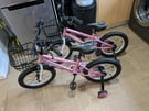 Kids bikes 16 inches wheels .