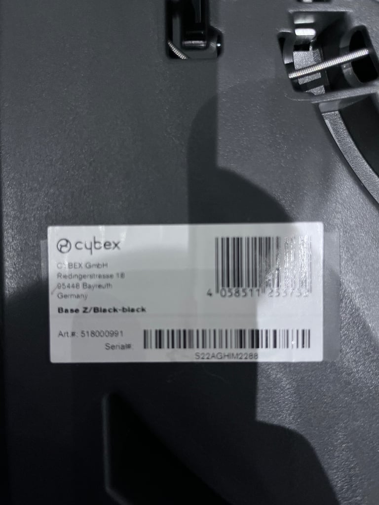 CYBEX Z base seat - ISOFIX