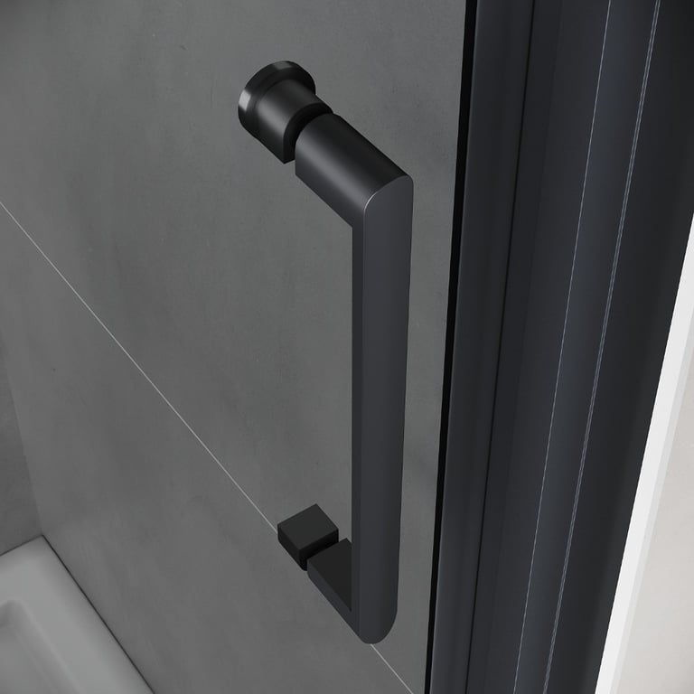 New Black 8mm Sliding Shower Door 1000mm RRP £320 Our Price £200