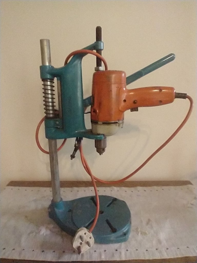 Black & Decker Electric Drill + Drill Press Bench Stand