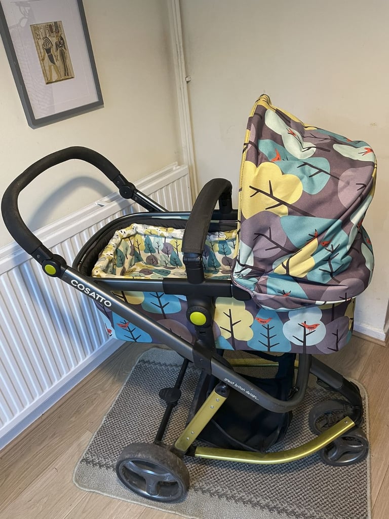 Secondhand Cosatto travel system (pram, buggy and carseat)