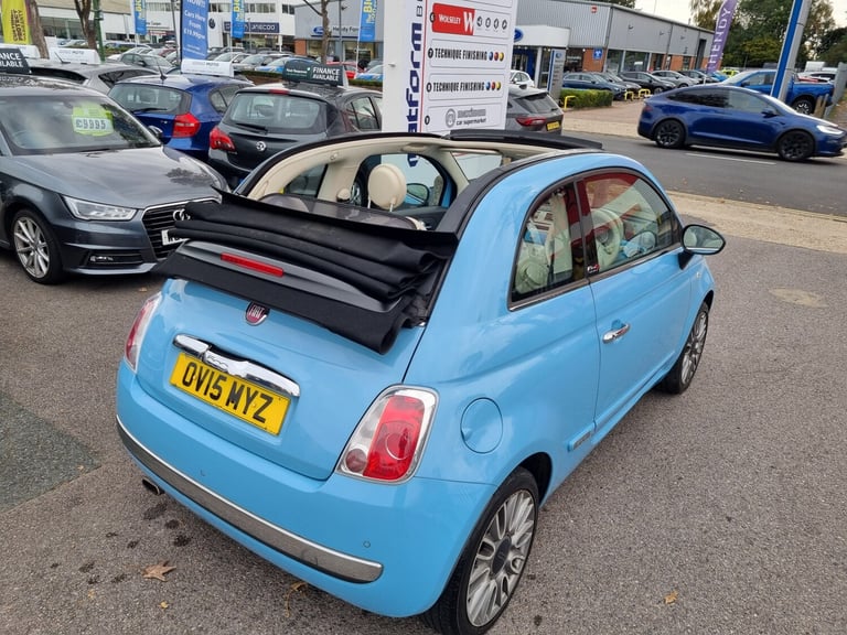 2015 Fiat 500C 1.2 Lounge 2dr [Start Stop] CONVERTIBLE Petrol Manual