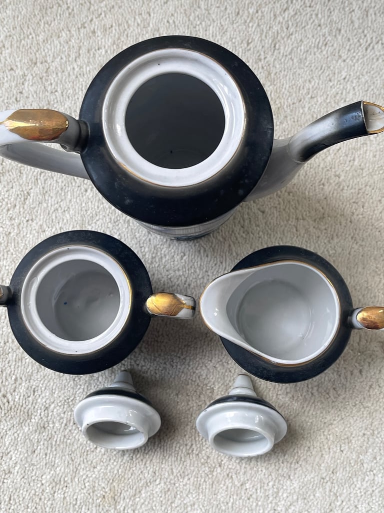 Vintage Japanese Moriage Porcelain Dragonware set