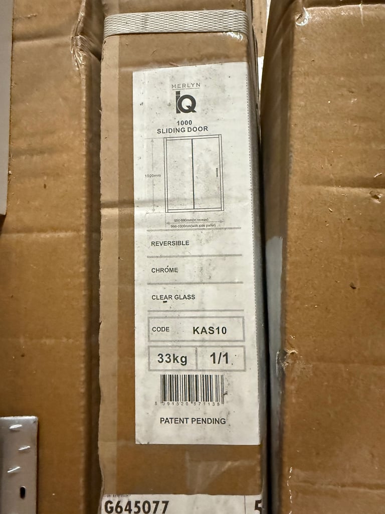 image for Merlyn IQ 1000 sliding shower door 