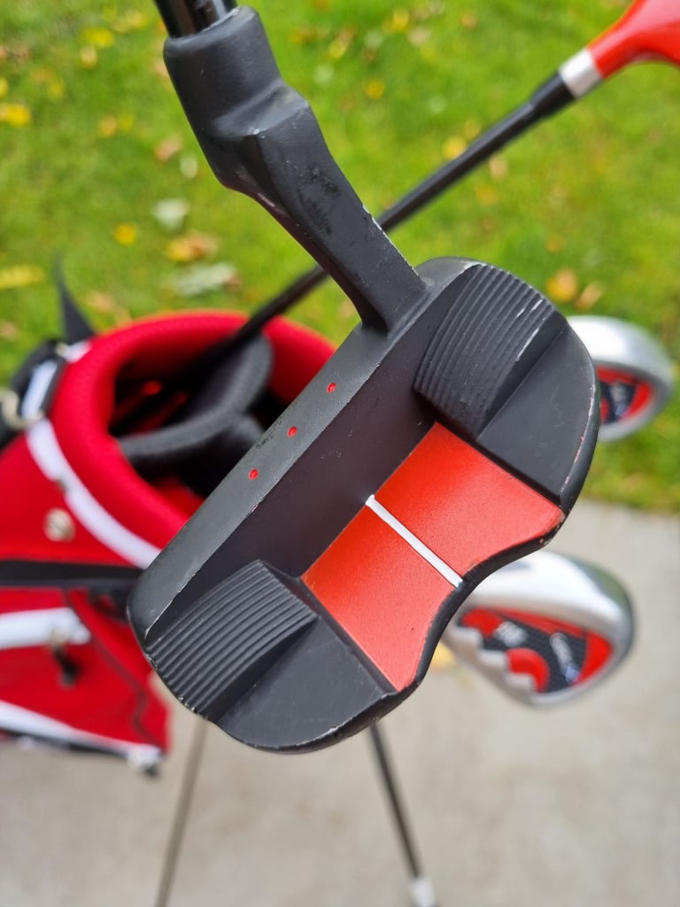 Golphin Junior 5 Piece Golf Set Red 910 Left Handed 
