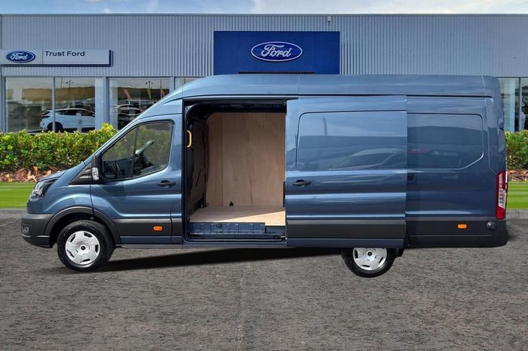 2025 Ford Transit 350 Trend L4 H3 ELWB High Roof RWD 2.0 EcoBlue 165ps DAP, PLY LINED, BLUETO Pan...