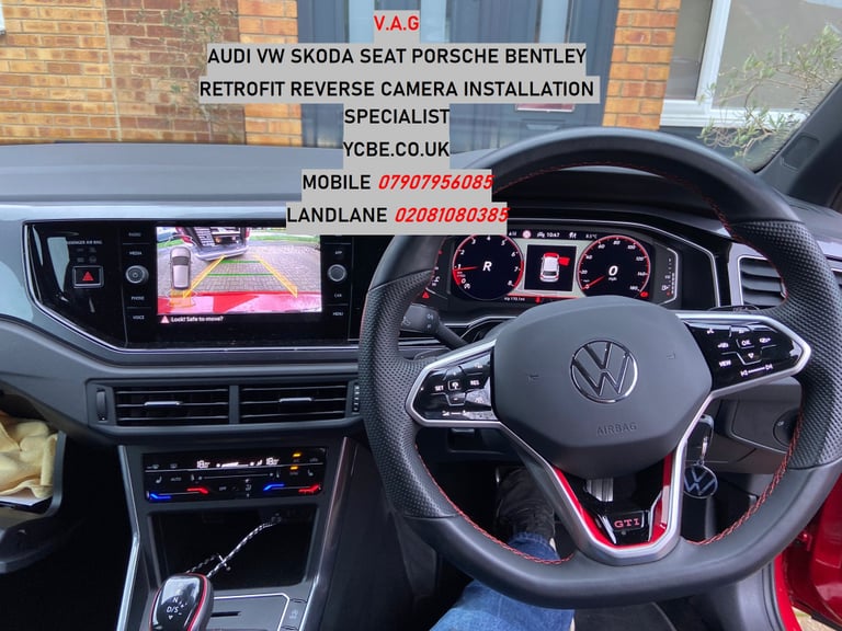 ORIGINAL REVERSE CAMERA INSTALLATION SPECIALIST VW SKODA SEAT AUDI PORSCHE 