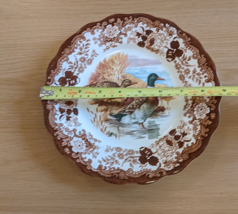 6 Royal Worcester Palissy Game Plates x 6
