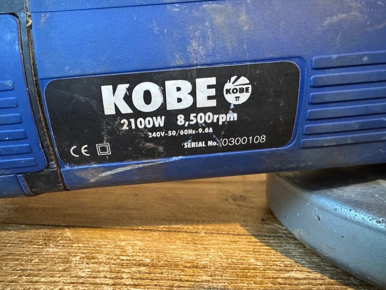 KOBE 2100W 9” Angle Grinder – Model GA21-180