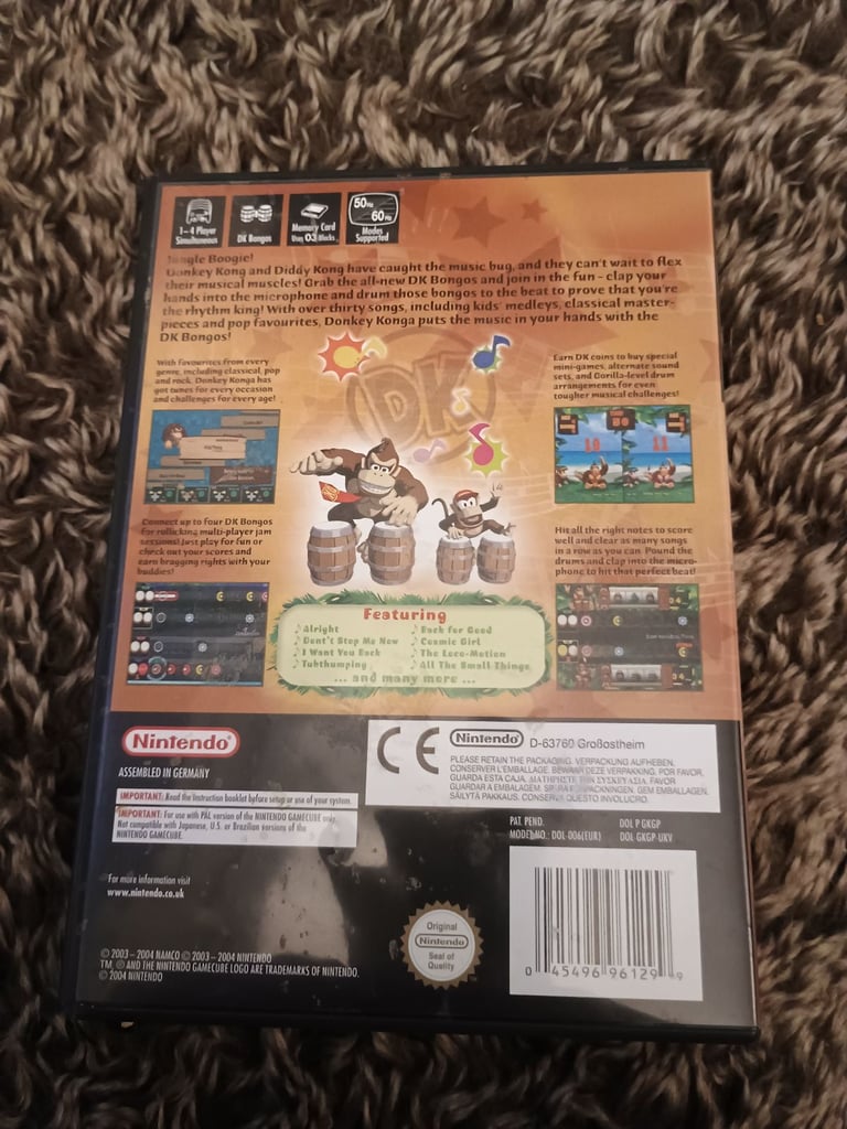 Donkey Konga Nintendo GameCube game