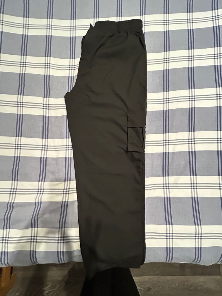 image for Brand New Black Cargo Pants size Large