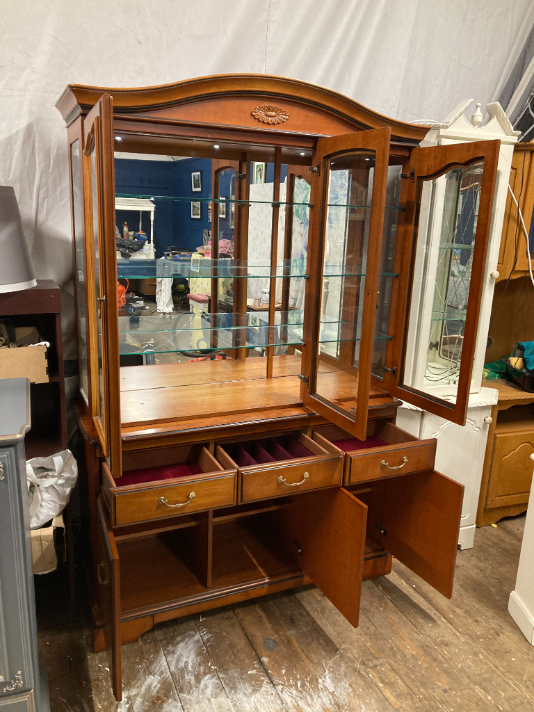 Kitchen Dresser - Solid 2 Piece