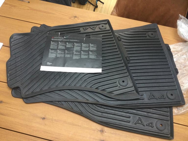 image for Audi front car mats and boot liners 