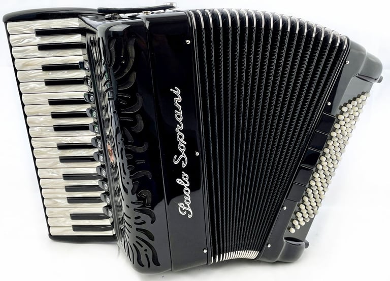 New Paolo Soprani Super Cassotto Musette - 34 Keys / 96 Bass Piano Accordion