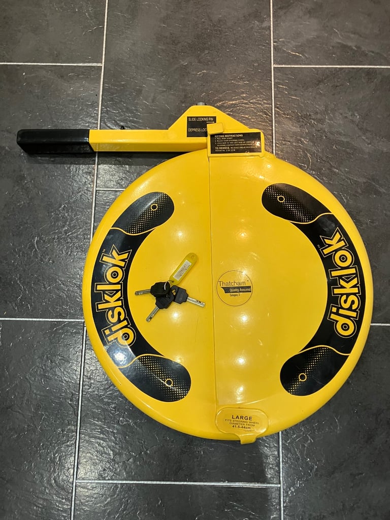 image for Disklok  Steering Wheel Lock - Large - With  3 Keys 