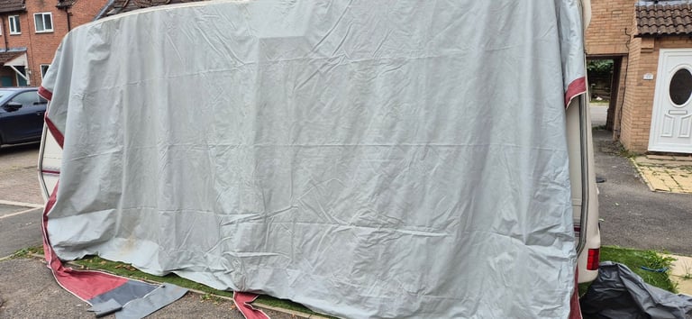 DOREMA caravan awning with annex room, inner tent, curtains and wheel skirt, size 8 (840)