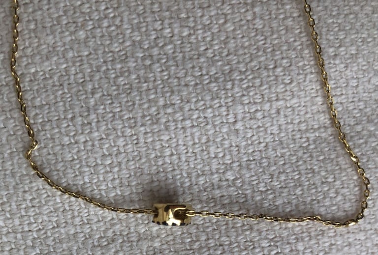 Accessorize Z collection gold plated chain and 'charm' ONO