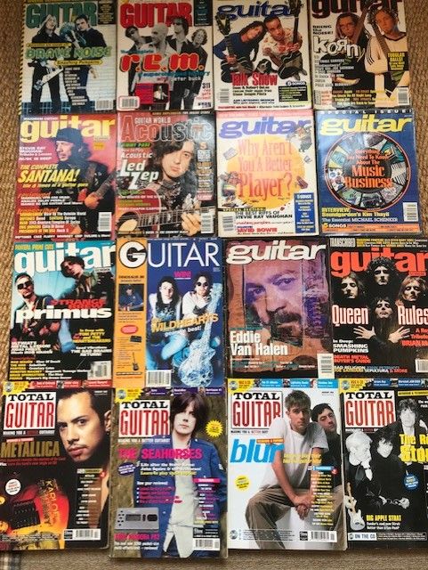 image for 16 vintage guitar mags