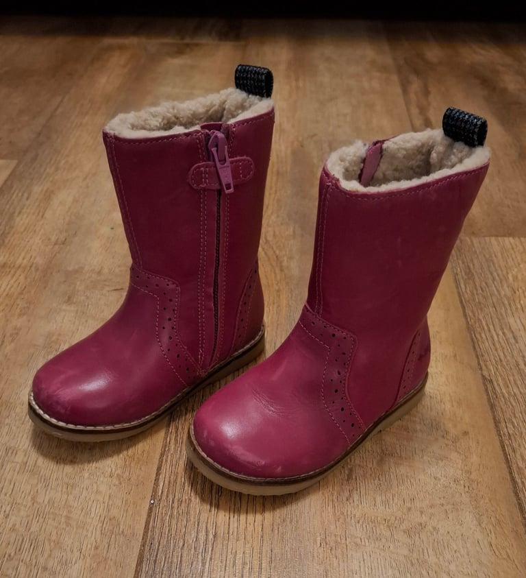 Next Toddler Leather Boots UK6 NEW