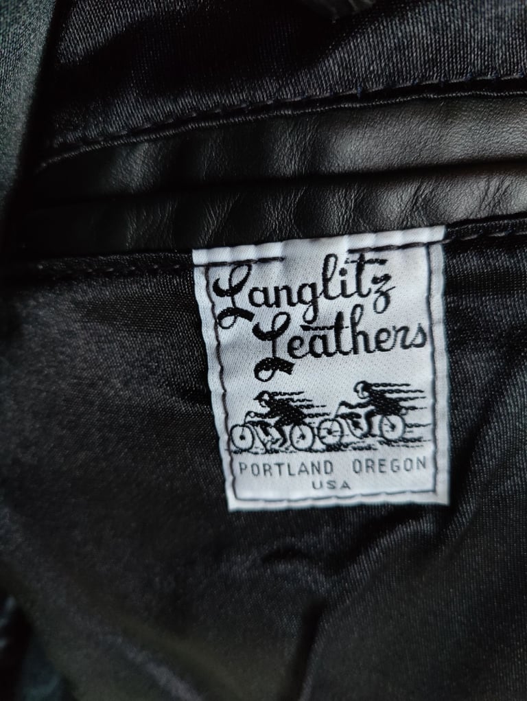 Custom, hand-made, ladies leather motorcycle/biker jacket, by Langlitz ...