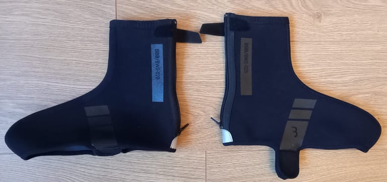 Overshoe / shoe cover pair for cycling, from BBB, sizes 6-8 UK (40-42 EU) very good condition