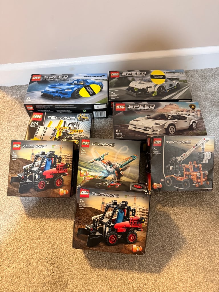 Lego Job Lot 17 Sets (Technic, Speed Champion, Star Wars and Creator)