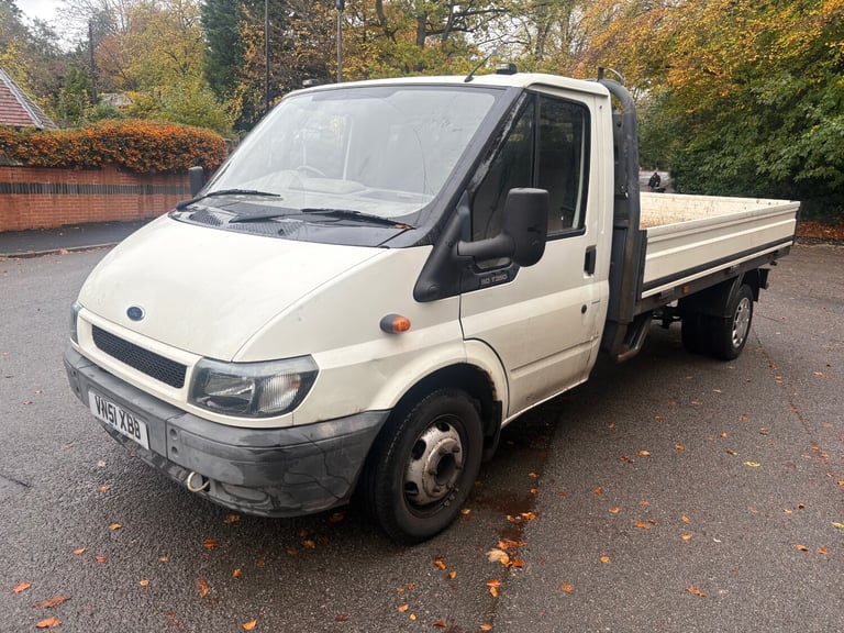 image for FORD TRANSIT 2.4TDI DROPSIDE MOT 10/2026 NO ADVISORY 13FT BED NO VAT NICE TRUCK 