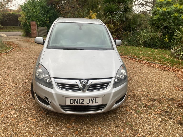 2012 VAUXHALL ZAFIRA 1. 7 CDTI DIESEL 7 SEATER, MPV. LONG MOT. CHEAP TAX.