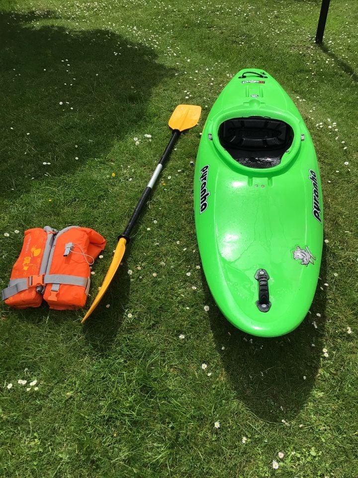 Pyranha Rebel kayak Kids child 