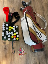 ✅ Vintage Maxfli Golf Bag and Mixed Golf Set ✅