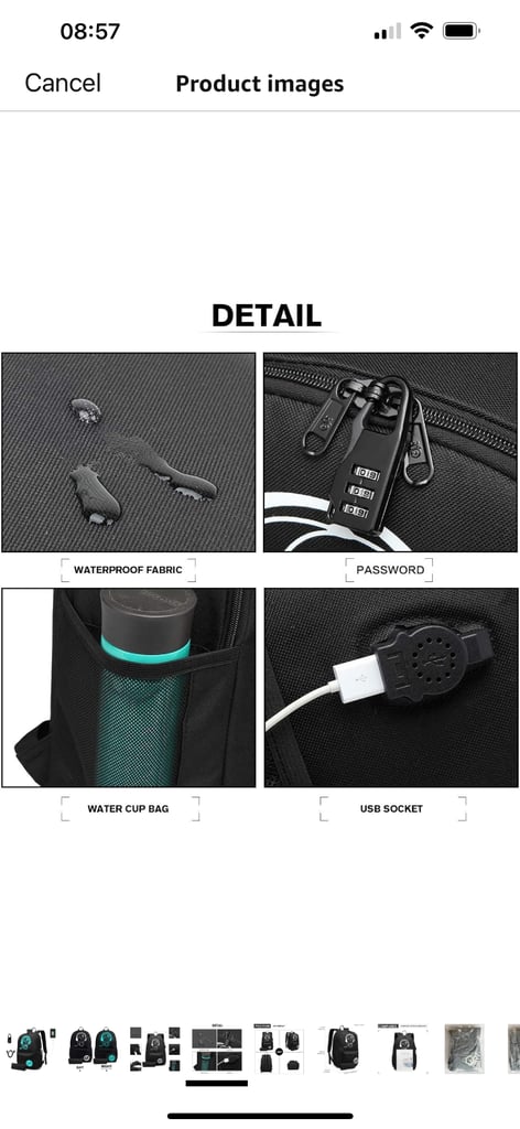 Brand New! Senkey & Style Glow in the Dark Rucksack / School Bag