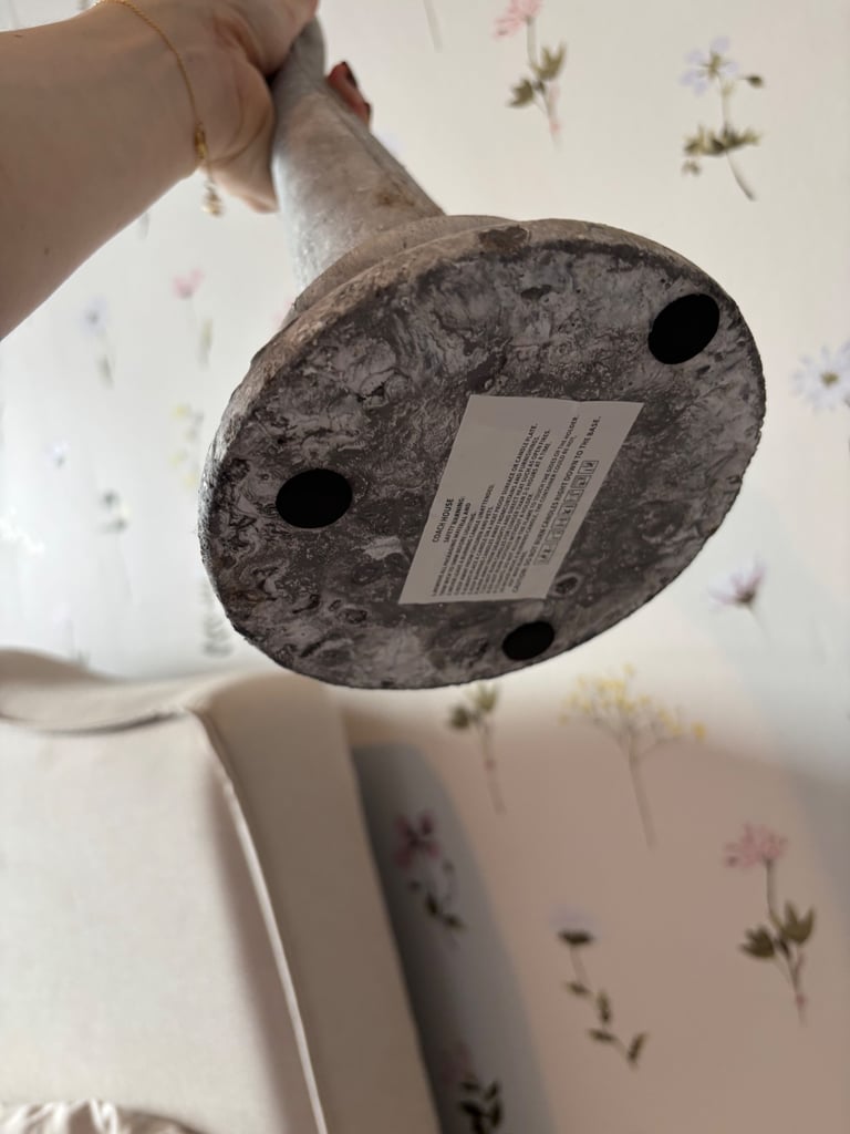 Gorgeous antique candlestick candle holder 