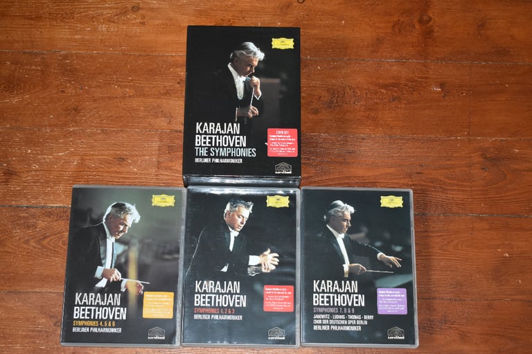 Karajan - Beethoven The Symphonies  / 3DVD Set in Slipcase / Deutsche Grammophon