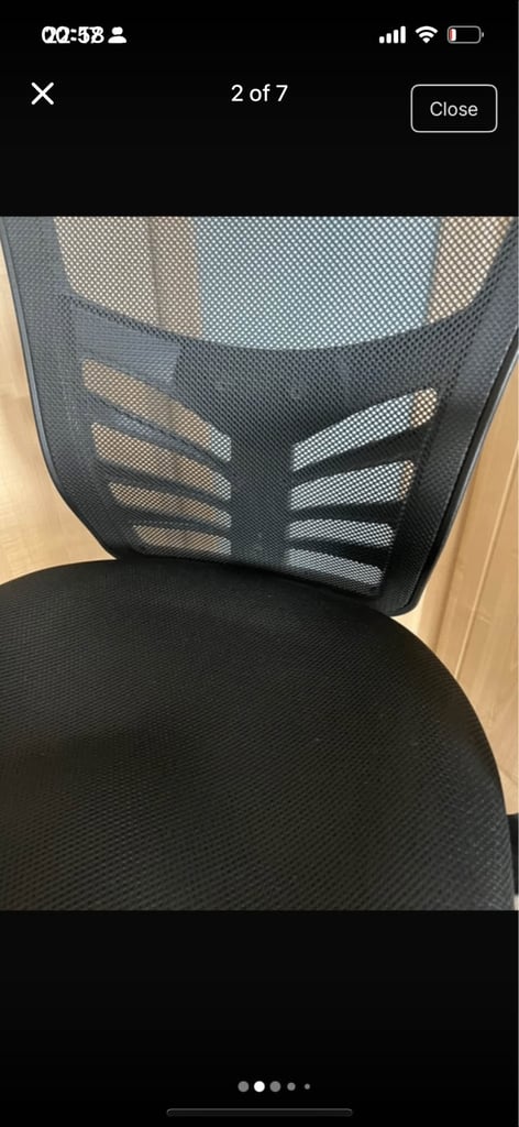 Office chair in black