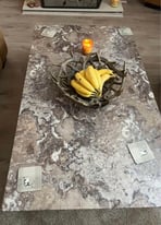 Dfs Marble coffee table & side table. 