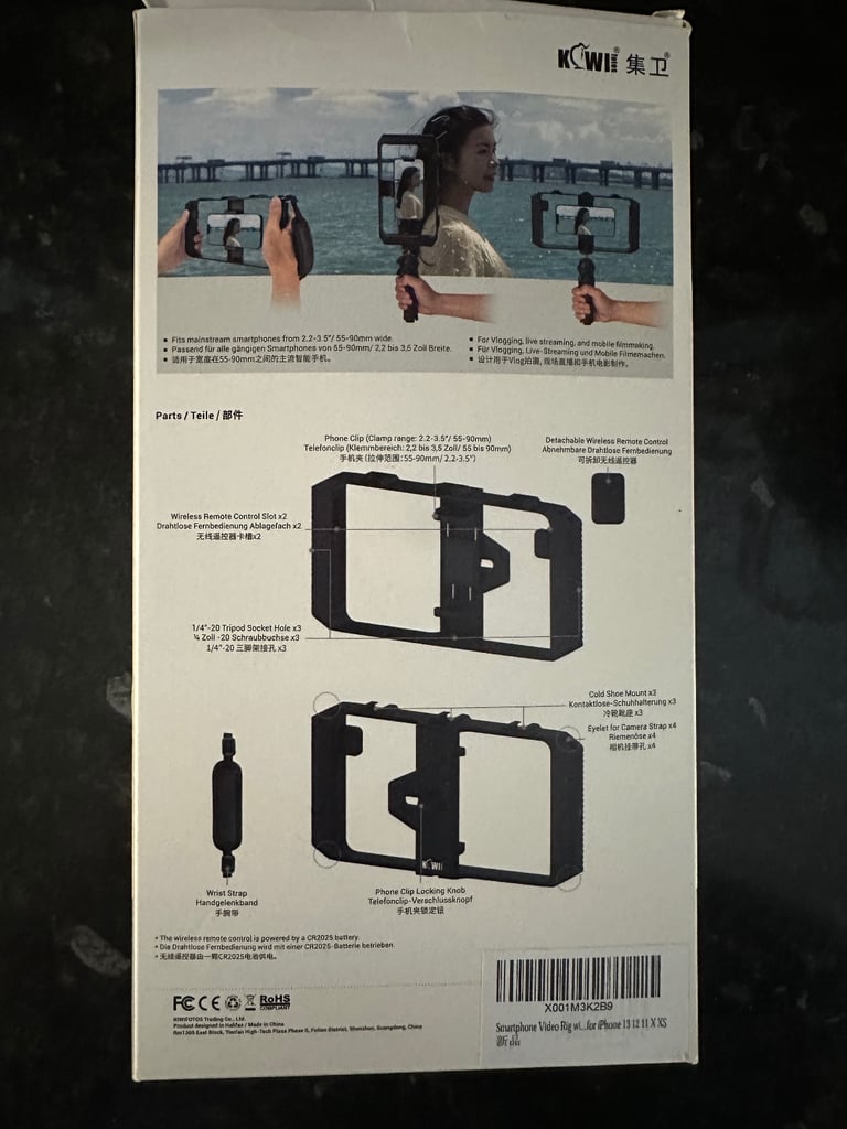 Freewell Sherpa Mobile phone filming 